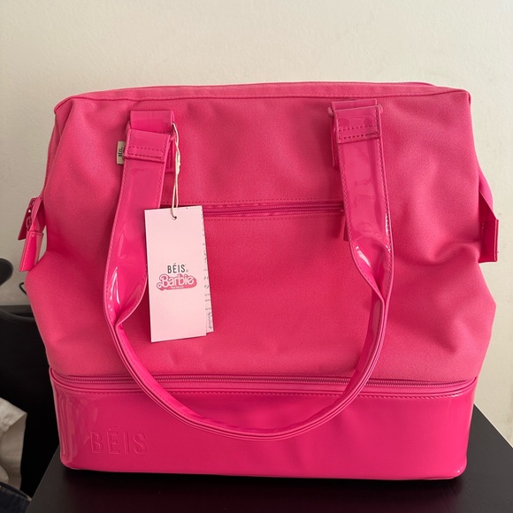 BEIS Handbags - NWT beis Barbie mini weekender